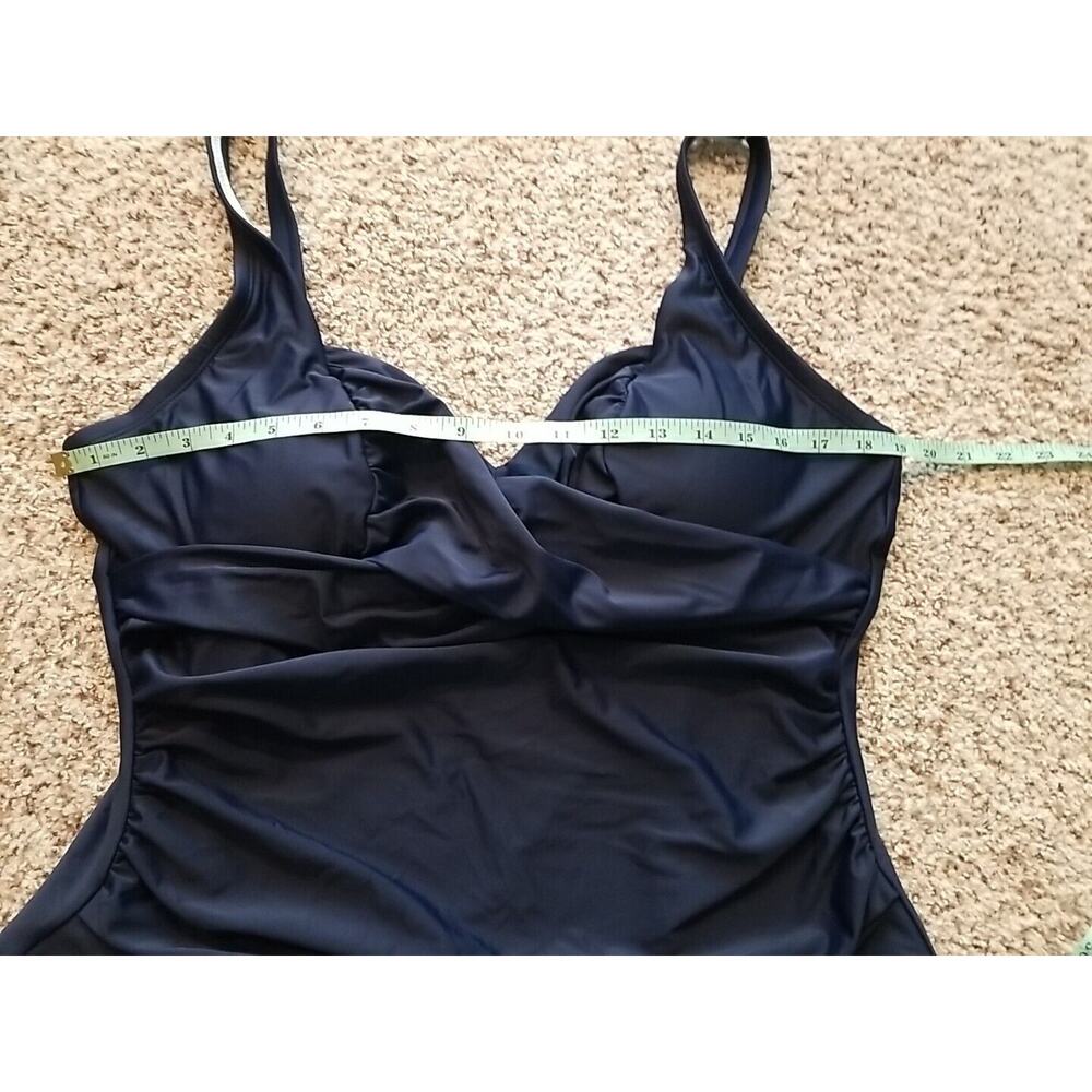 Cupshe Women’s Plus Size 2X Lined Navy‎ Blue Swimwear Swimsuit Swim Comfort New - Picture 5 of 11